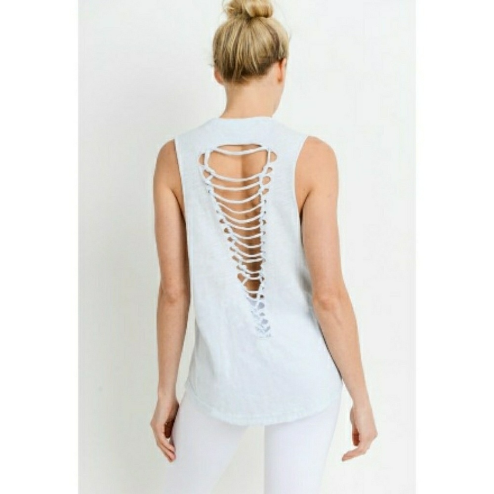 NWT-WHITE MOTO LEGGINGS w/RIBBD POCKETS & ACCENTS - Picture 7 of 7